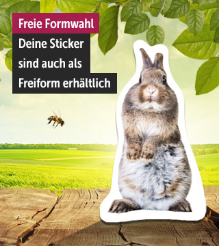 Vegane Freiformsticker 