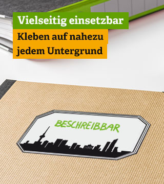 beschreibbare Sticker