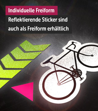 Reflexfolie -  Freiformsticker