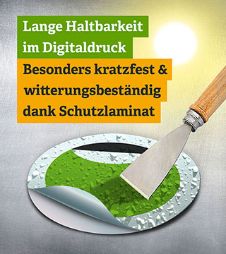 Digitaldruck-Sticker