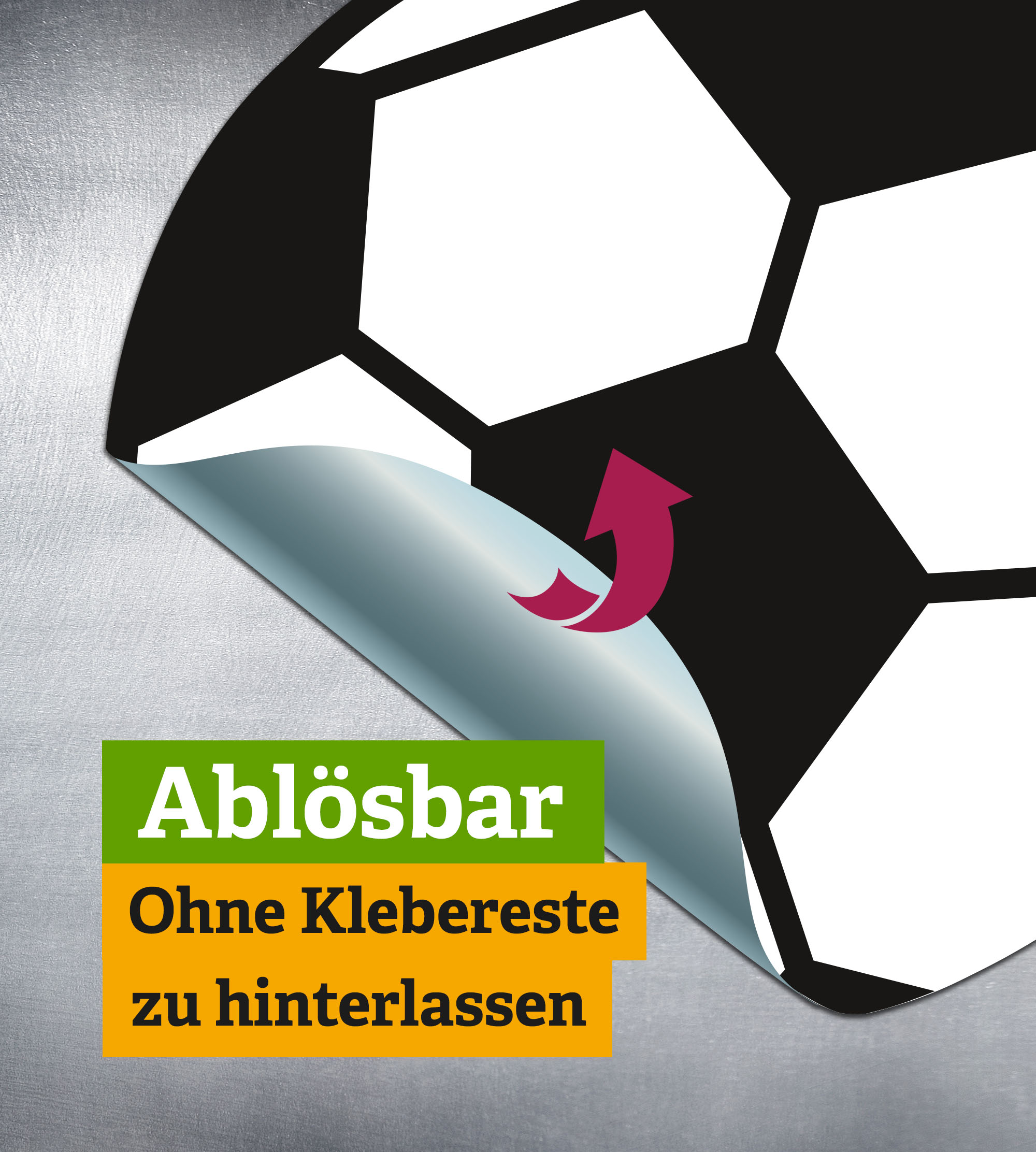 Ablösbare Sticker