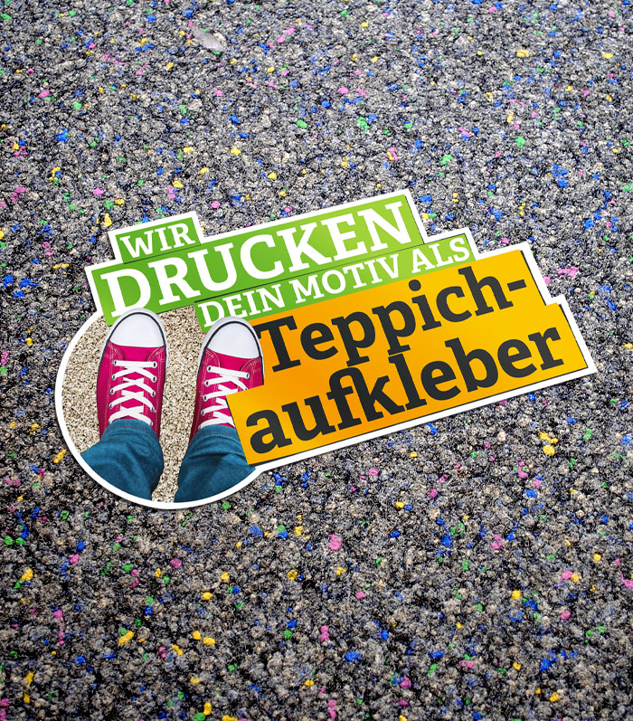 Teppichaufkleber - DeineStadtKlebt.de