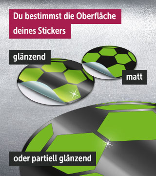 Sticker Oberfläche