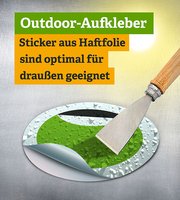 Outdoor Sticker - Offsetdruck