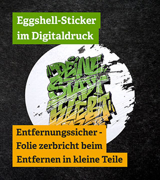 Eggshell-Sticker