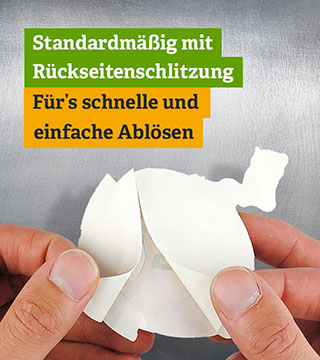 Rückseitenschlitzung