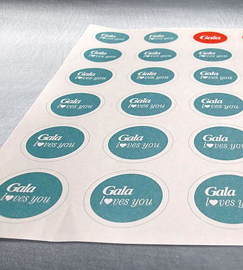 Stickersheet, Etikettenbogen