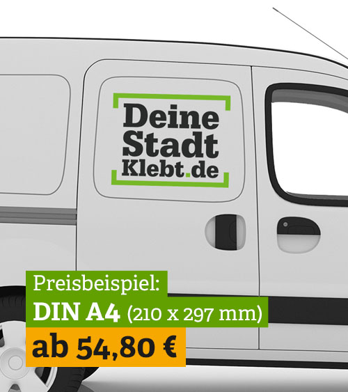 Folienplot - Fahrzeugbeschriftung