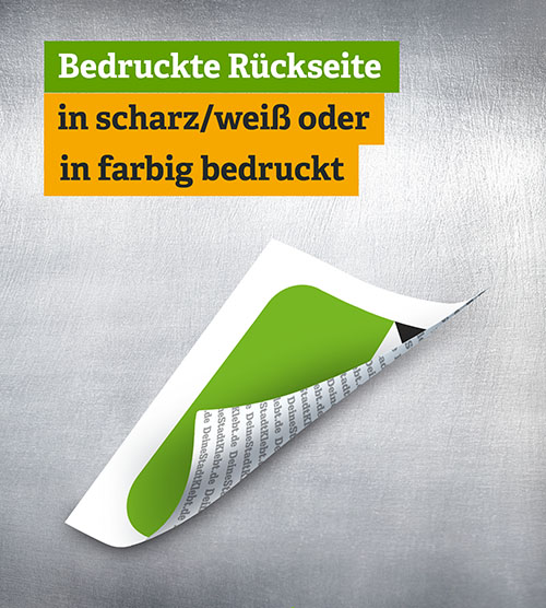 Sticker Rückseitendruck