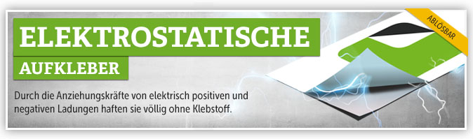 elektrostatische Aufkleber