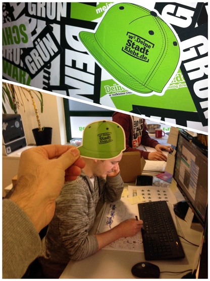 Wir tragen Cap, Sticker-Cap! 1 CapStickaaaa