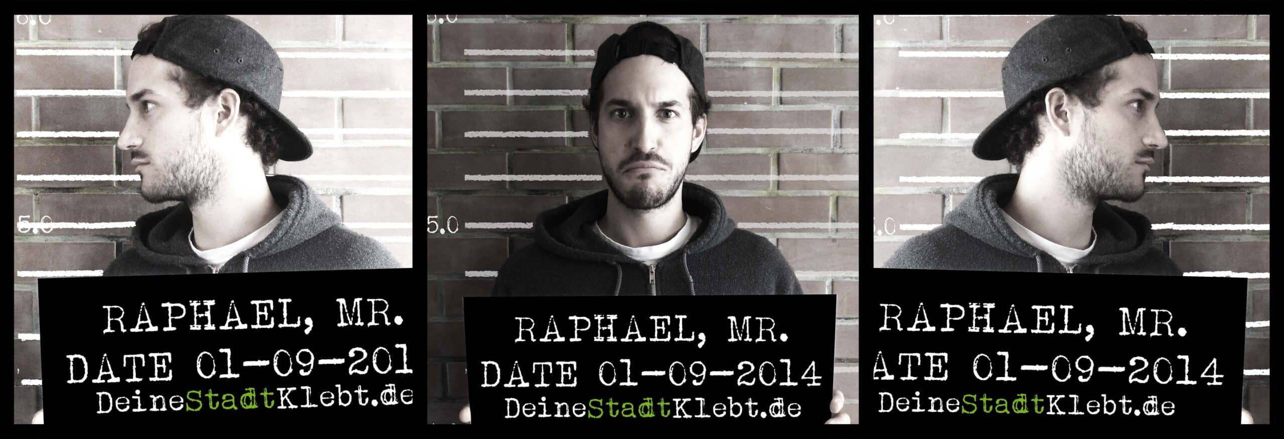 Kreuzverhör No. 1 - dein Stickerteam 1 Inhaftierungsfoto Rapha