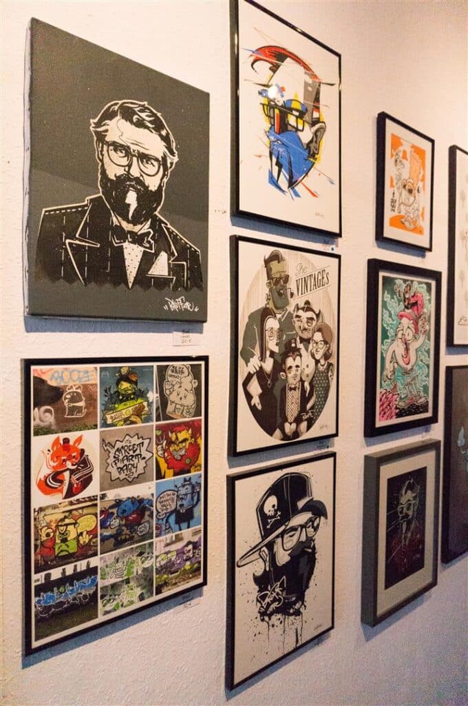 Street Toons Exhibition im Stickermuseum 5 StreetToons Exhibition at Hatch Stickermueum