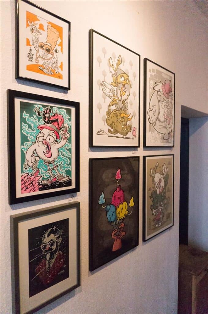 Street Toons Exhibition im Stickermuseum 6 StreetToons Exhibition at Hatch Stickermueum