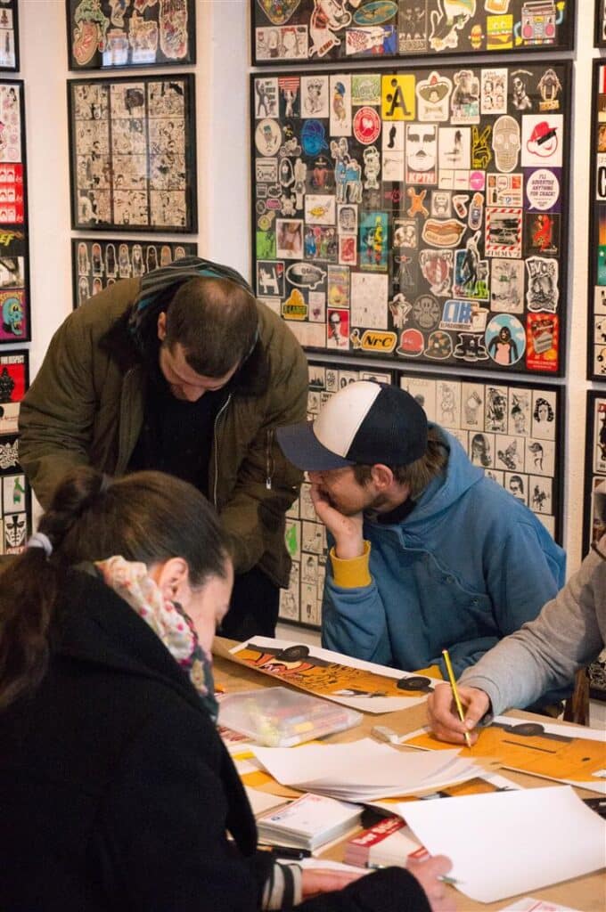 Street Toons Exhibition im Stickermuseum 9 StreetToons Exhibition at Hatch Stickermueum