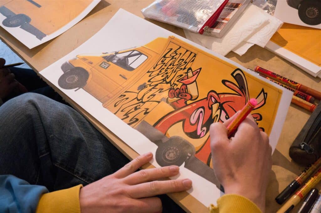 Street Toons Exhibition im Stickermuseum 13 StreetToons Exhibition at Hatch Stickermueum