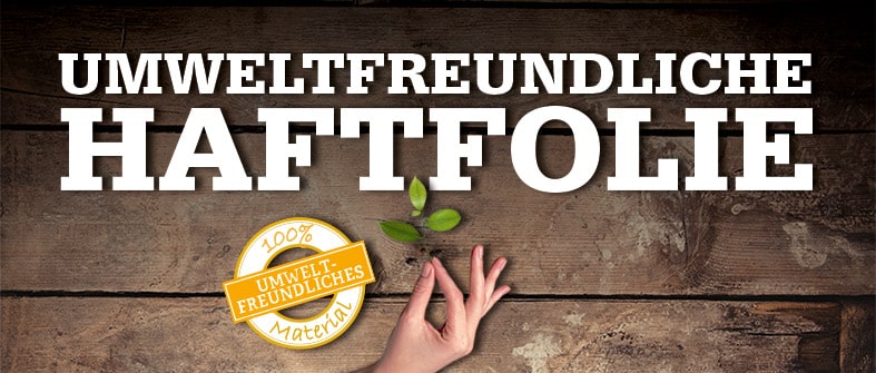 Umweltfreundliche Aufkleber im Digitaldruck 1 Umweltfreundliche Haftfolie von DeineStadtKlebt.de