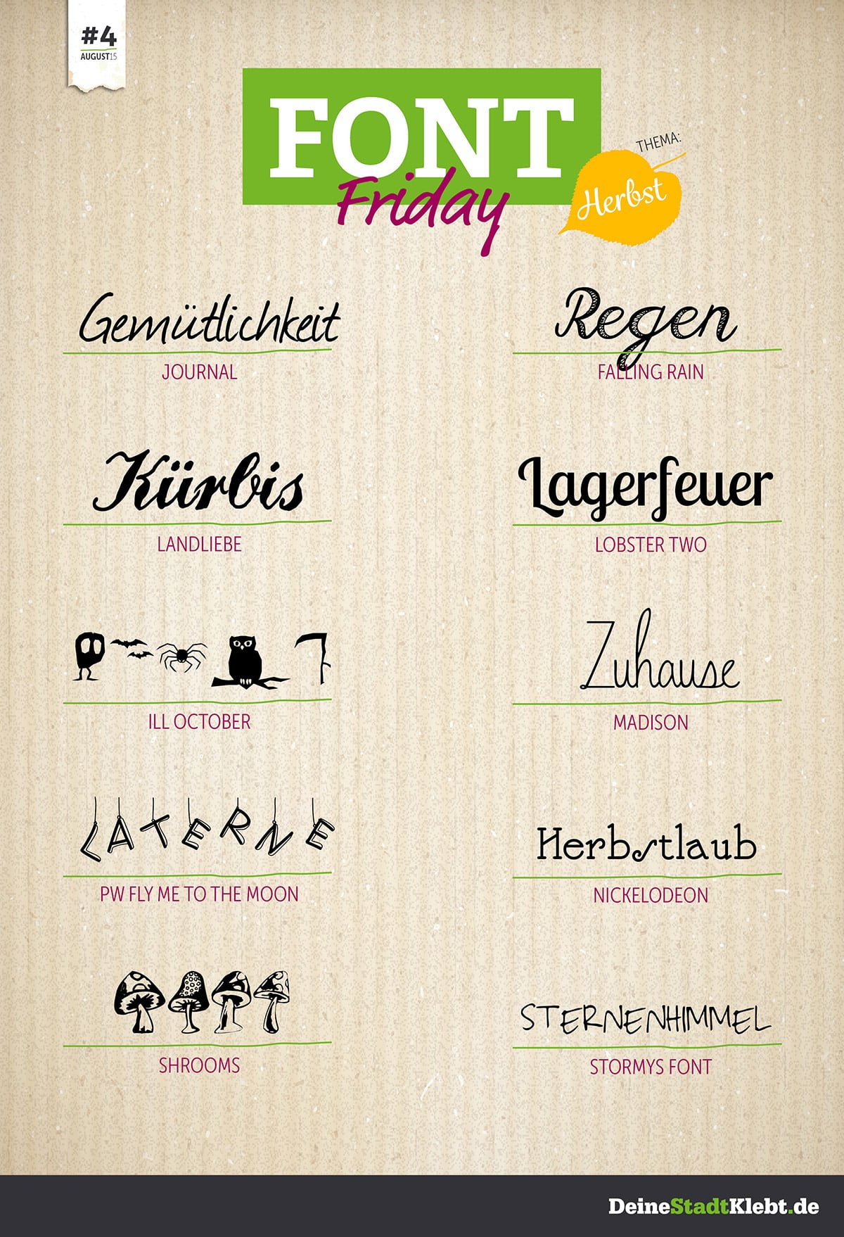 Font Friday #4 - Herbst 1 Font-Friday_September2015_1200x1758