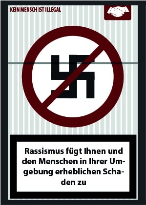 Sticker Contest gegen Rassismus - eingesendete Motive