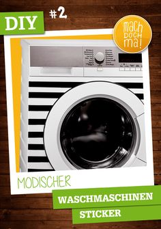 DIY-Ideen und Tutorials - So vielseitig ist Haftfolie 3 02 DIY Waschmaschinenbeklebung