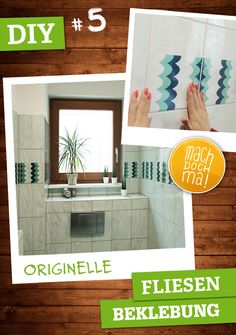 DIY-Ideen und Tutorials - So vielseitig ist Haftfolie 6 Fliesenbeklebung