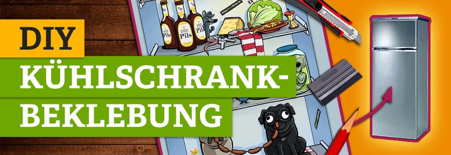 DIY Kühlschrankbeklebung DIY Kühlschrankbeklebung