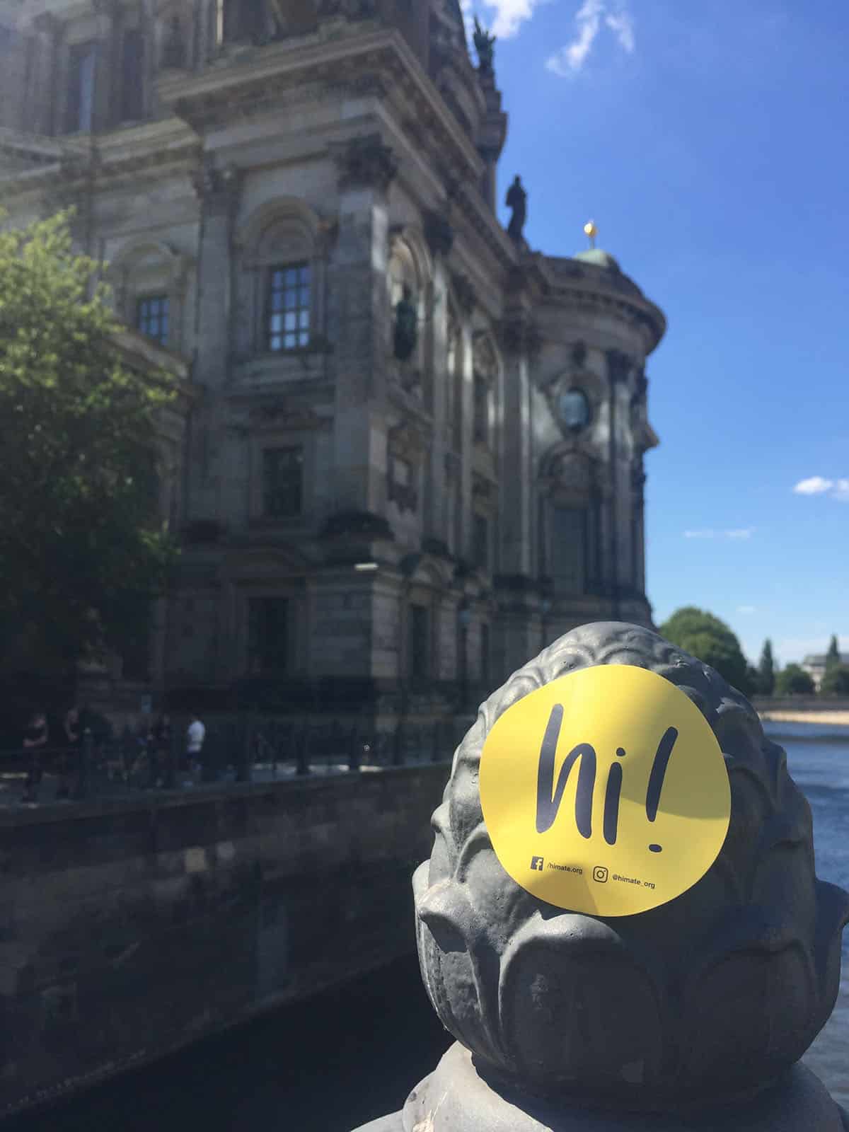 Momente des Austauschs - Aufkleber mit mehr als einer reinen Werbebotschaft 3 HiMate! Sticker