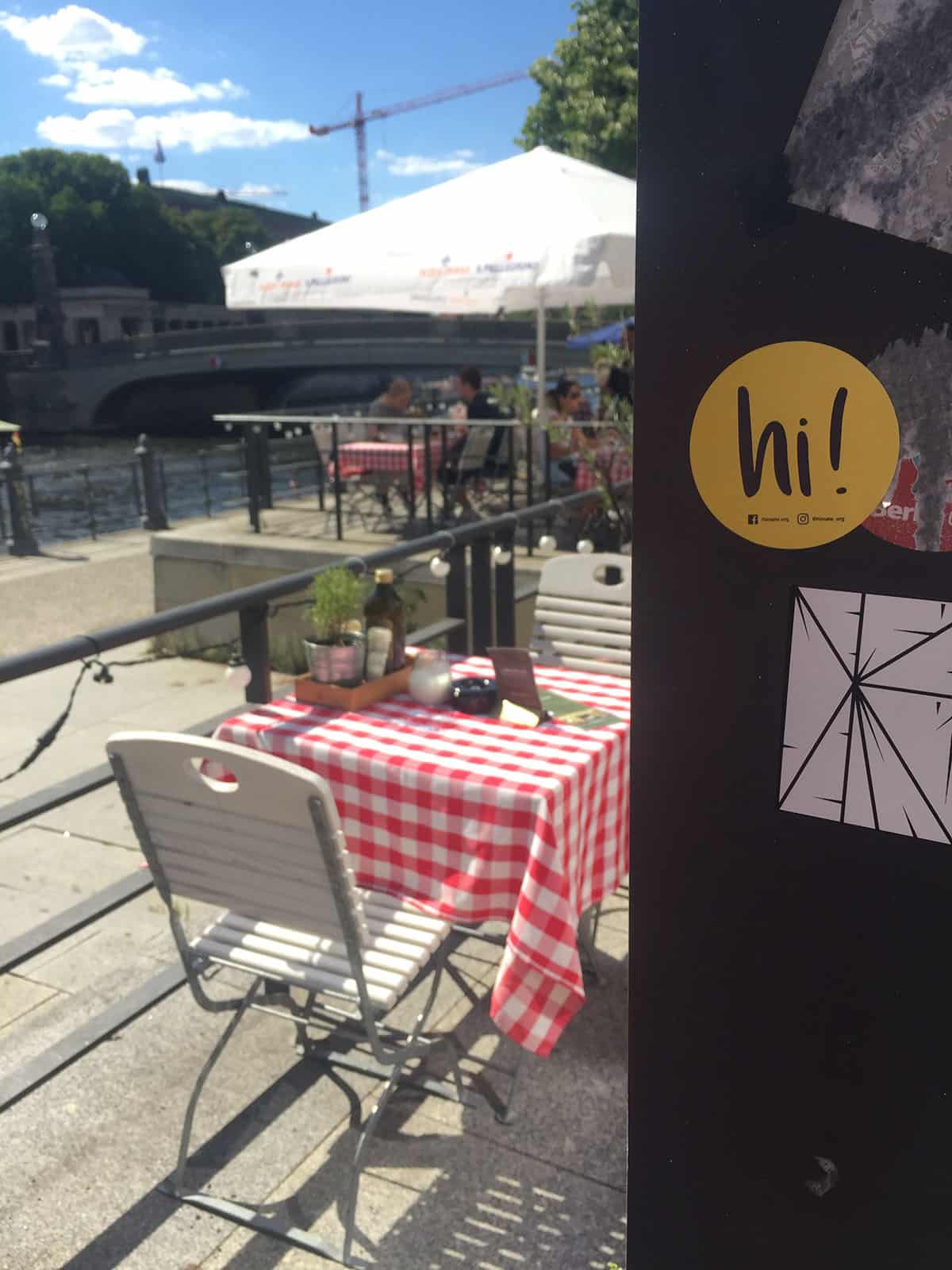 Momente des Austauschs - Aufkleber mit mehr als einer reinen Werbebotschaft 5 HiMate! Sticker