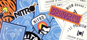 Nitro-Sticker-Sammlung