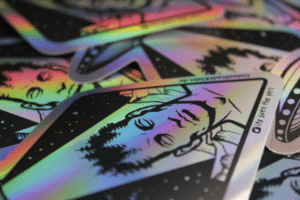 Hologramm Sticker von DeineStadtKlebt.de