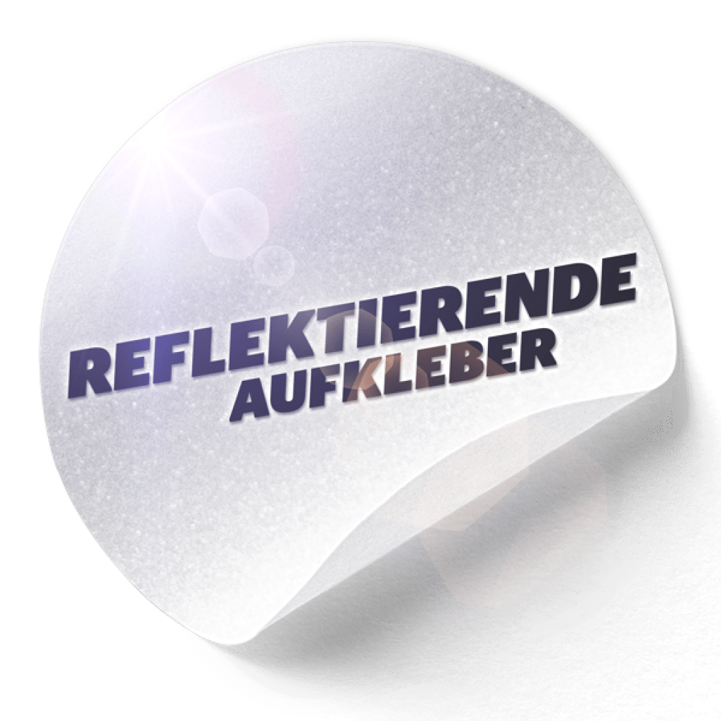 Reflektierende Aufkleber