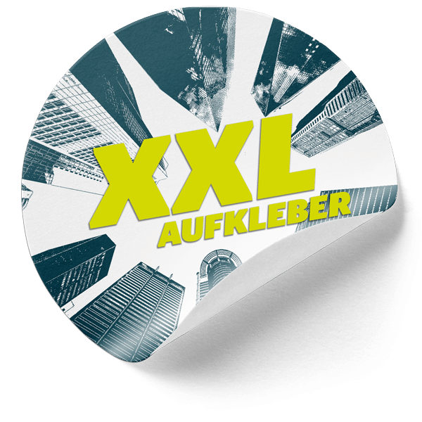 XXL-Aufkleber