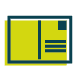 Stanzkontur-postkarte
