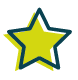 Stanzkontur-stern
