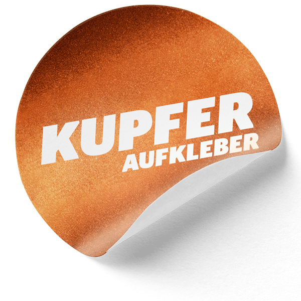 Kupfer-Aufkleber