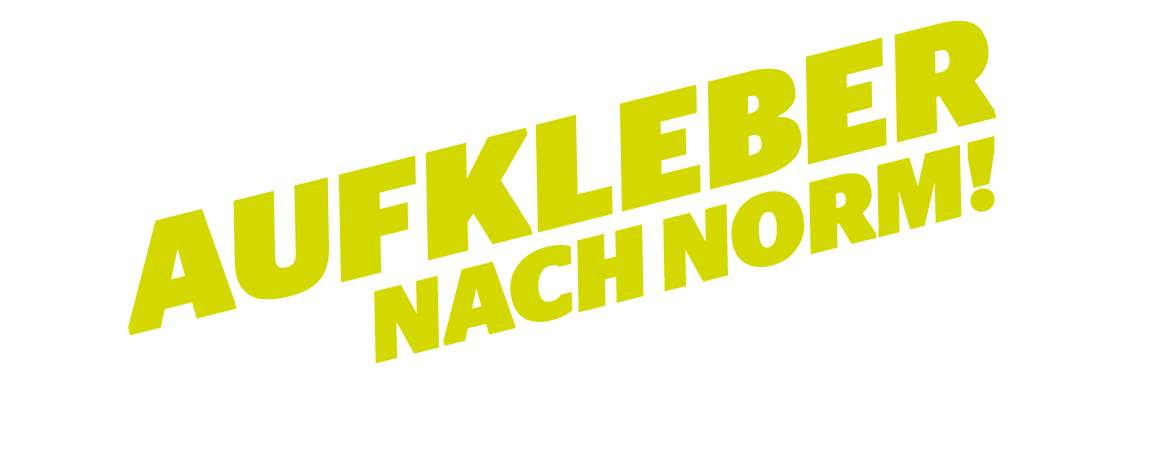 formen aufkleber-din-norm