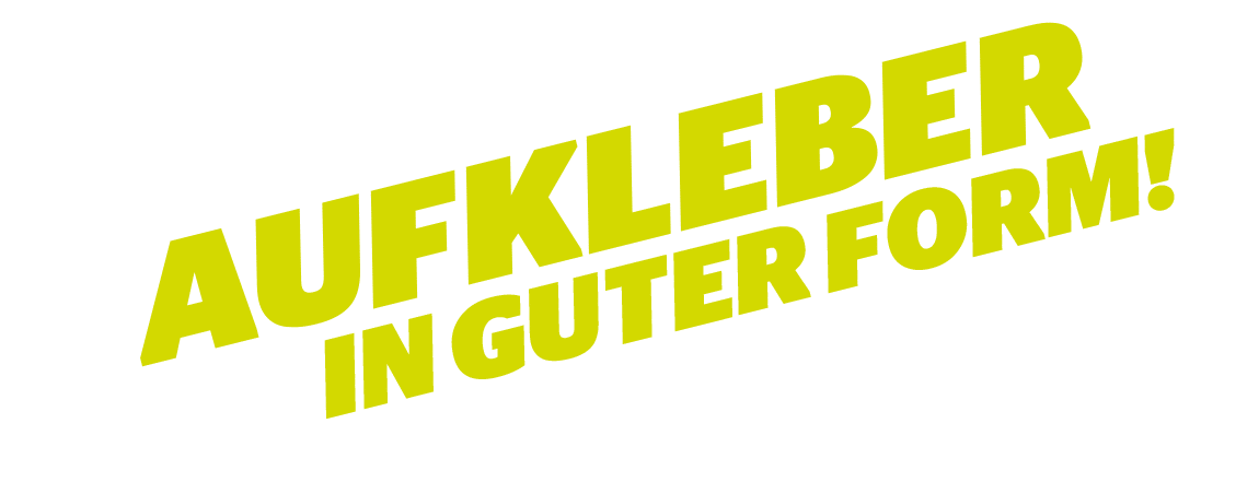 formen aufkleber-freiform