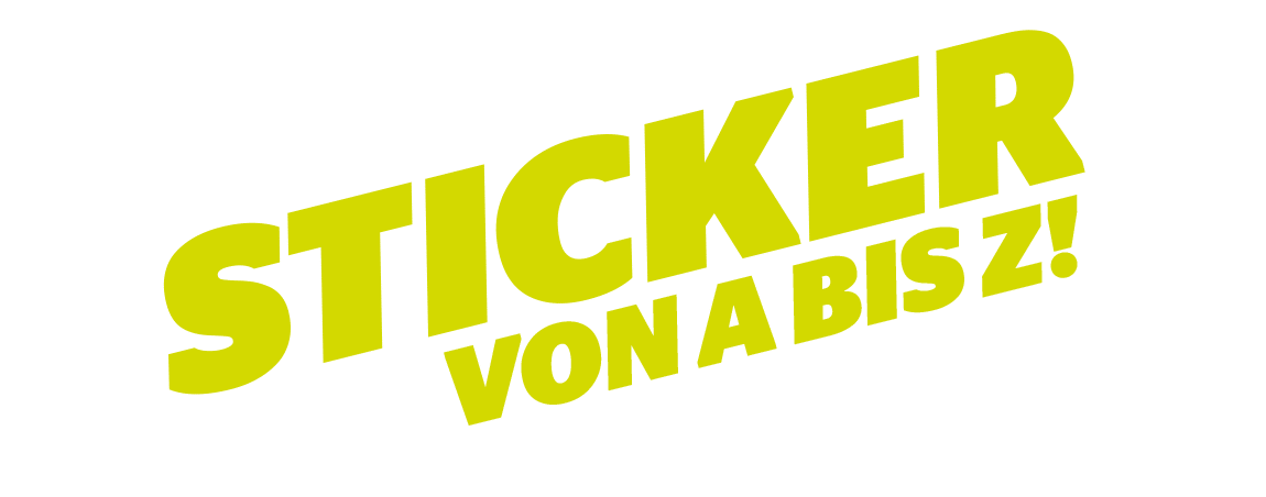 formen buchstabenaufkleber