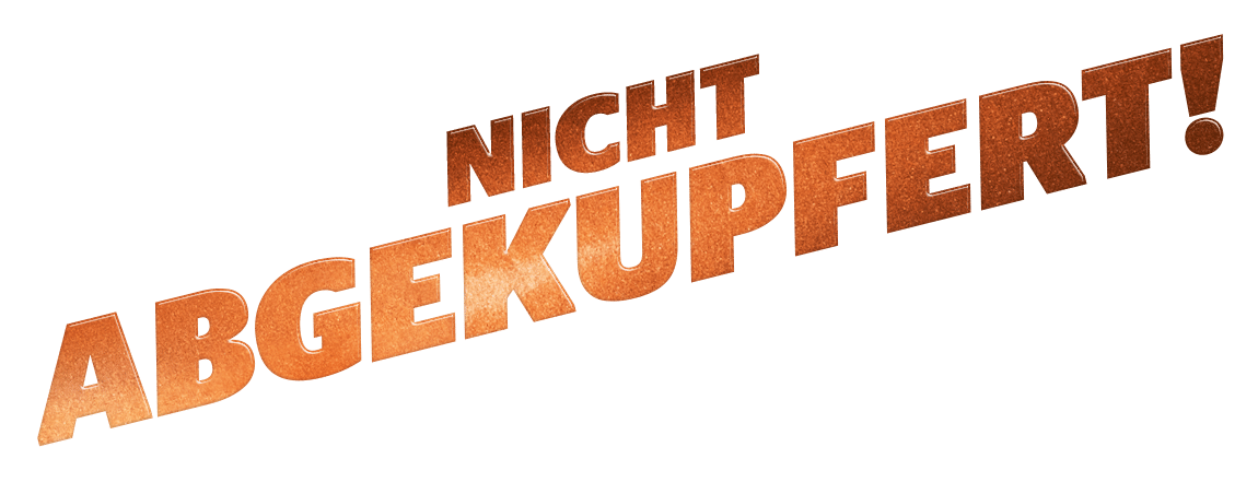 material kupfer-aufkleber