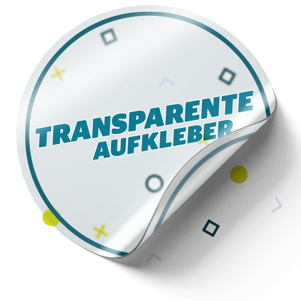 Transparente-Aufkleber