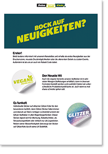 Sticker Newsletter