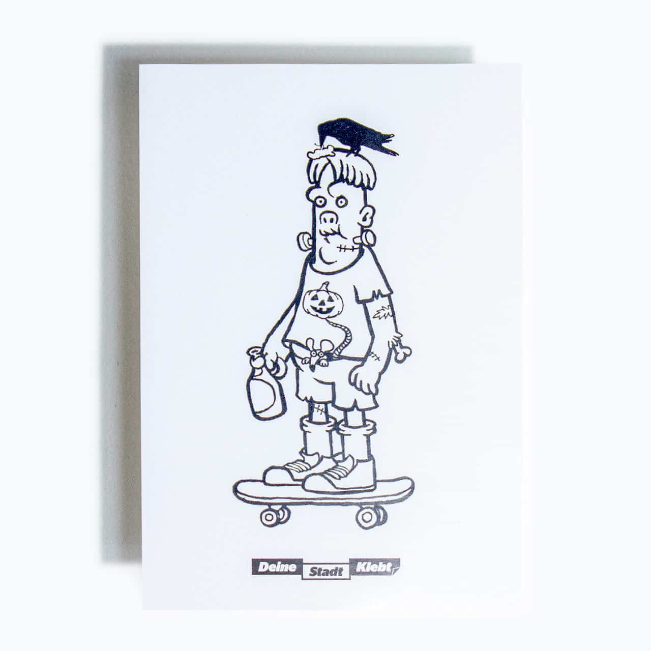 Zombie Frankenstein Sticker