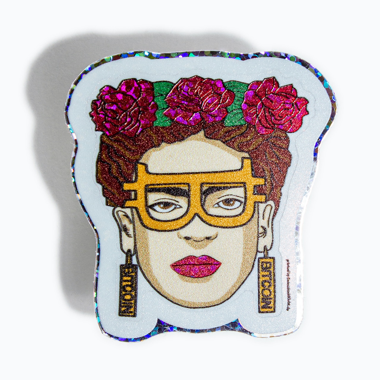Frida Kahlo Glitzersticker