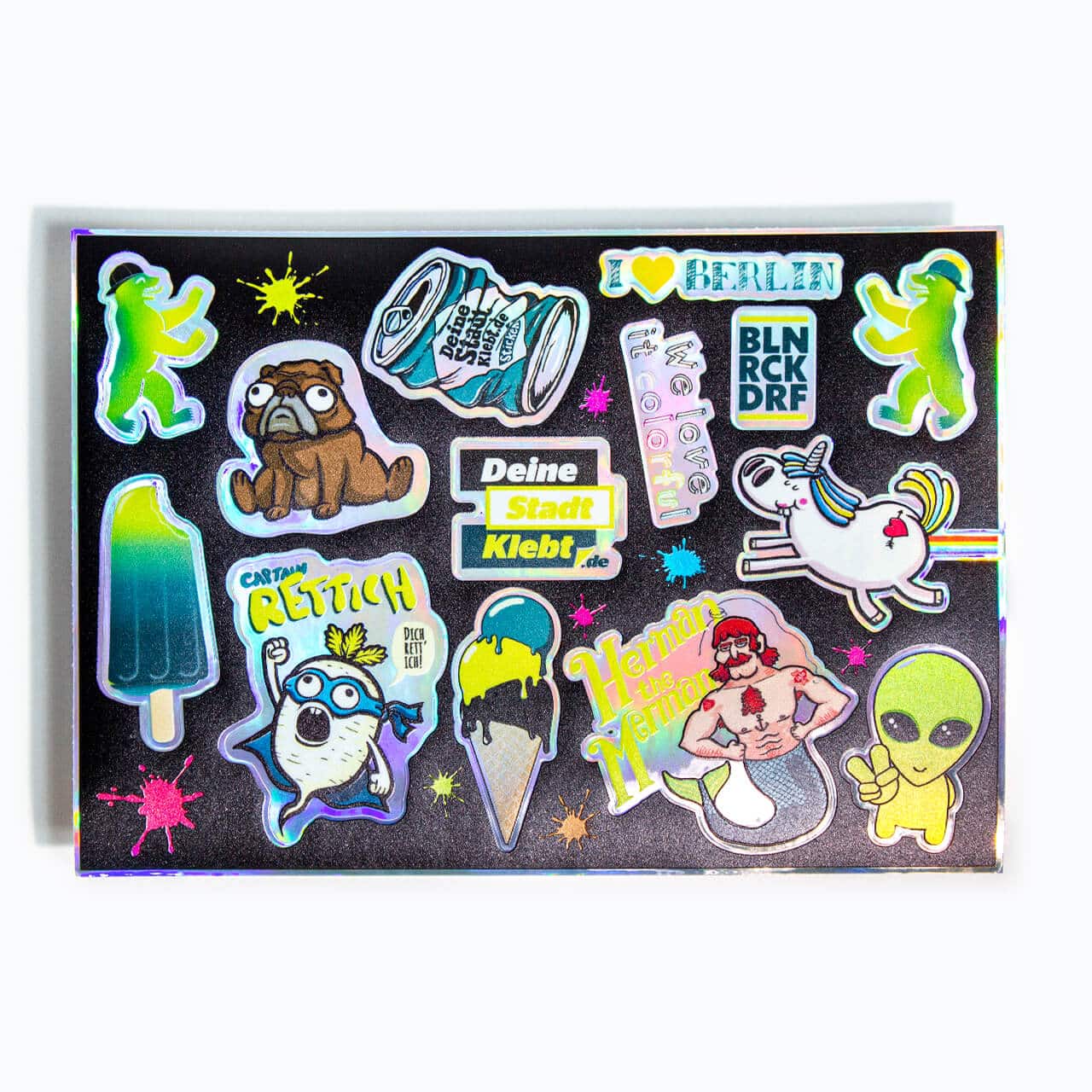 Hologramm Stickersheet