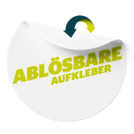 Abloesbare-Aufkleber