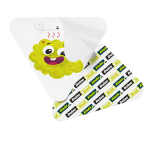 Aufkleber mit Rueckseite