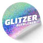 Glitzer-Aufkleber
