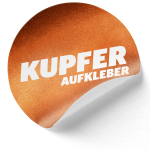 Kupfer-Aufkleber