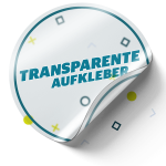 Transparente-Aufkleber