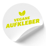 Vegane-Aufkleber drucken